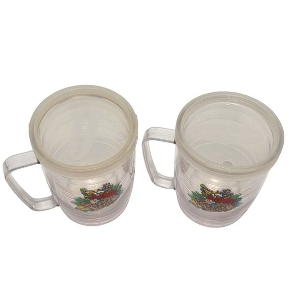 It's Party Time! 2 TERVIS 7oz Tumbler Mug With Lid  Jimmy Buffet Margaritaville - Picture 2 of 6